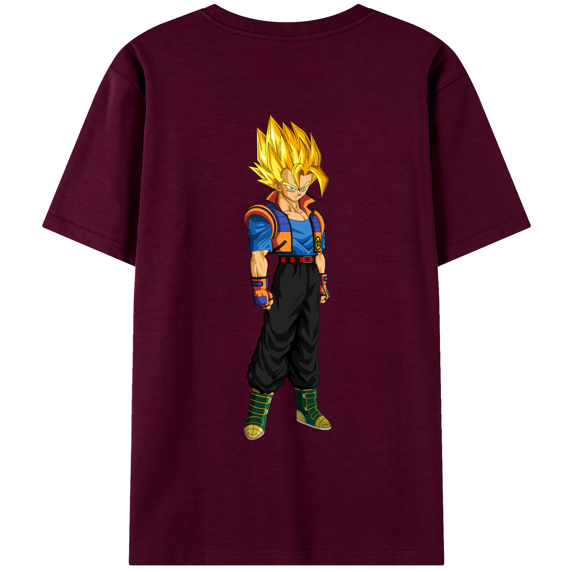 （画像用） ドラゴンボール ベジータ四世（Bejīta Yonsei）DRAGON BALL Vegeta IV レディース半袖Tシャツ(バックプリント)
